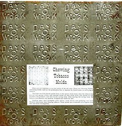 Days O Work Tobacco Stamp Mold