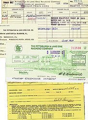 100 vintage RAILROAD DOCUMENTS
