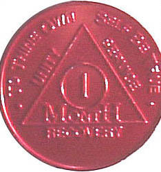 VINTAGE ALCOHOLICS ANONYMOUS COIN