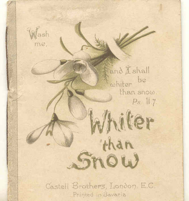 VINTAGE CASTELL BROTHERS PSALM BOOKLET 1900S