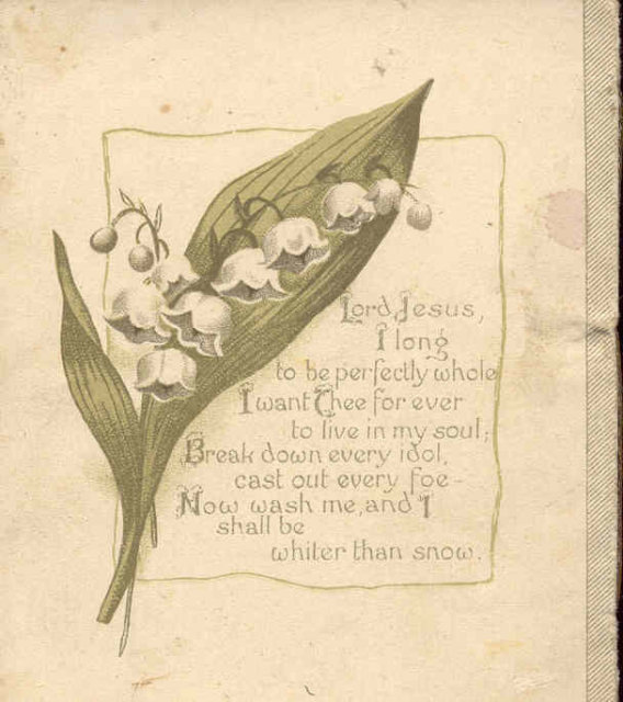 VINTAGE CASTELL BROTHERS PSALM BOOKLET 1900S