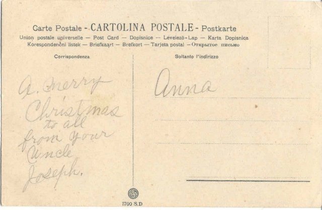 VINTAGE MOTHER MARY POSTCARD