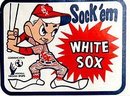 VINTAGE WHITE SOX BASEBALL DECAL STICKER