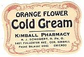 Orange Cream Beauty Labels