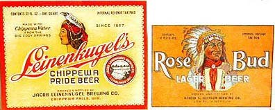Rose Bud Beer Labels - Indian