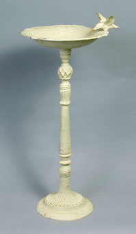 CAST IRON BIRD BATH NEW