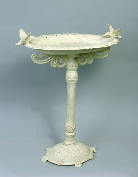 CAST IRON BIRD BATH NEW