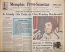 Elvis Presley Death Newspaper 1977
