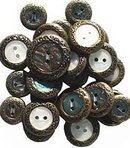 Mother of Pearl Brass Buttons
