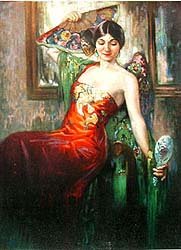 Theo Jackson Art Print - Vanity Woman