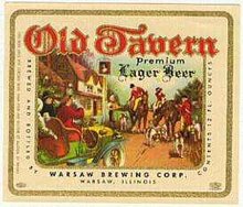 Old Tavern Beer Label