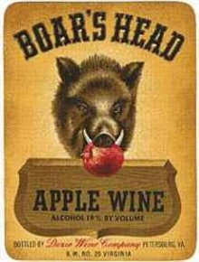 Boar's Head Grape Wine Label