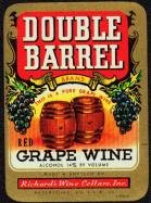 Double Barrel Grape Wine Labels