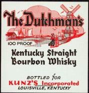 Dutchman Kentucky Whiskey Label