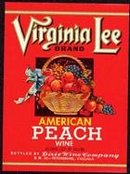 Virginia Lee Peach Wine Labels