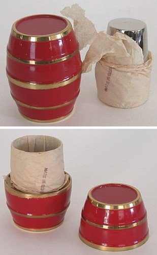 Chrome Shot Glasses Art Deco 1930s