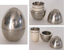 Chrome Shot Glass Art Deco 1930s