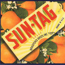 VINTAGE SUN-TAG CITRUS CRATE LABEL 1940S