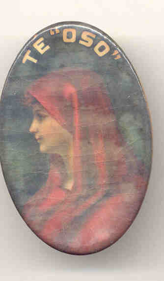TE'OSO Celluloid Mirror 1920s