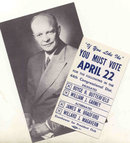 Dwight Eisenhower Vote Card