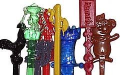 10 VINTAGE BAR SWIZZLE STICKS 1960S NIGHTCLUBS