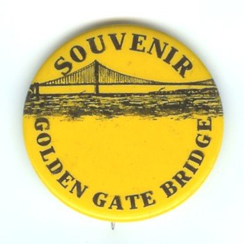Golden Gate Bridge Pinback