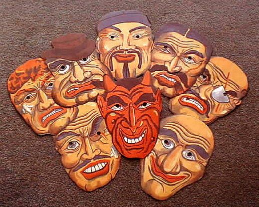 Devil Friends Halloween Masks 1930s