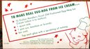 Hendlers Ice Cream Recipe Kewpie Doll Card