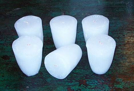 Cone Candles for Sugarmolds