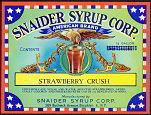 Snaider Brooklyn Strawberry Crush Label