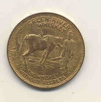 Green River Whiskey Negro Coin