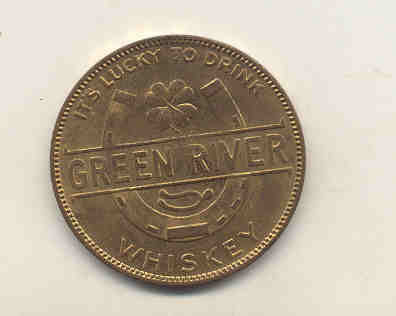 Green River Whiskey Negro Coin