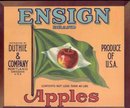 Ensign Apple Crate Citrus Label