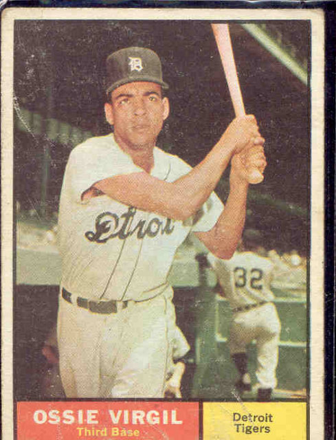 VINTAGE OSSIE VIRGIL 1967 TOPPS BASEBALL CARD