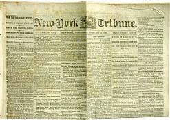 VINTAGE CIVIL WAR NEWSPAPER 1860S