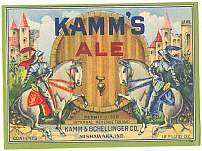 Kamm's Beer Label