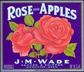 Rose Brand Apple Crate Label
