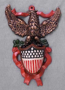 2 BRAND NEW CAST IRON AMERICAN EAGLE MATCH HOLDERS