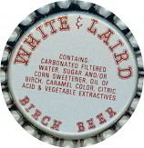 White & Laird Birch Beer Soda Bottle Caps