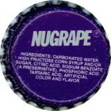 Nugrape Soda Bottle Cap