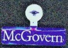 George McGovern Political Tin Tags