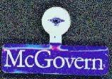 George McGovern Political Tin Tags