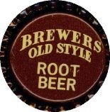 10 VINTAGE BREWER'S ROOT BEER SODA BOTTLE CAPS