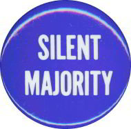 Silent Majority Pinback - Nixon