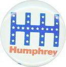 Hubert Humphrey Pinback Pins