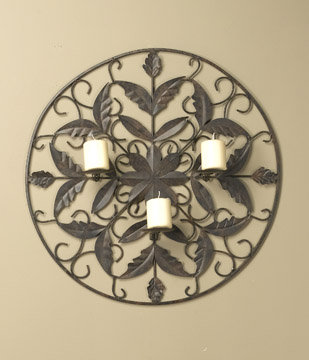 METAL WALL CANDLE HOLDER DECORATION DECOR / NEW
