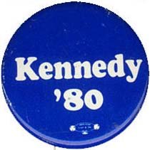 Ted Kennedy Pinback - Vintage Political Memorabilia