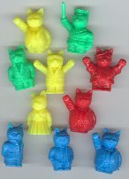 Carnival Cats Toys 1960s