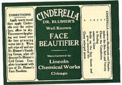 Cinderella Face Beauty Label