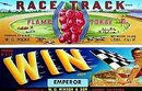 4 VINTAGE AUTO CAR GRAPE CRATE LABELS